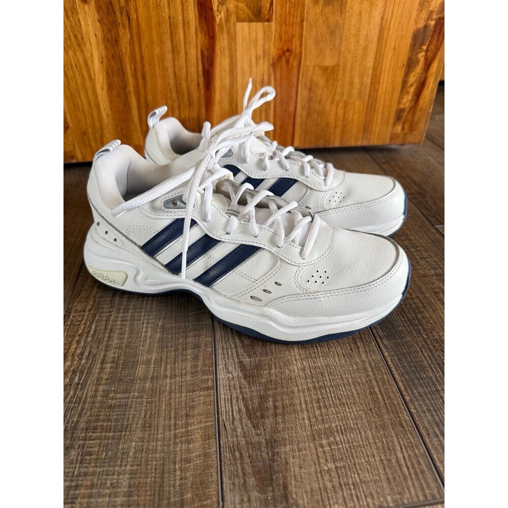 Men’s Adidas Strutter Sneakers Sz. 8 White & Dark Blue
